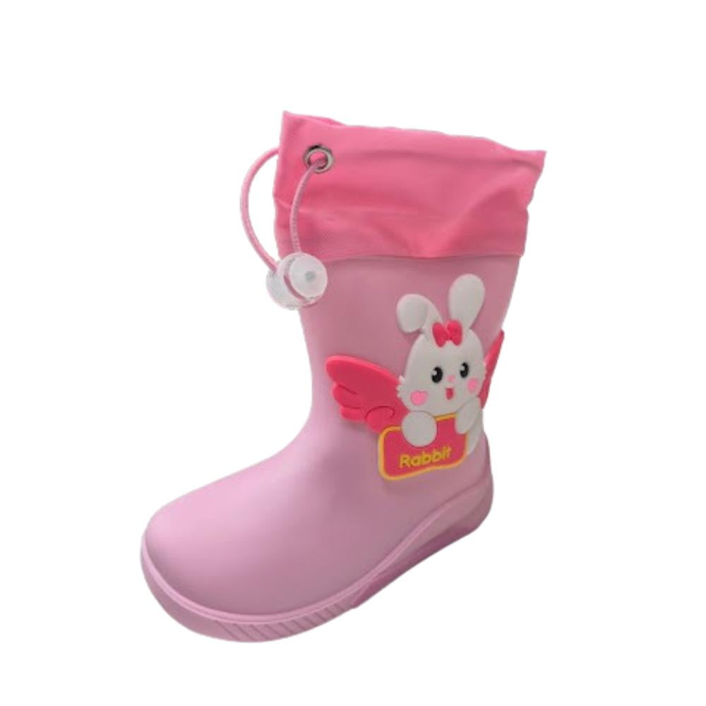 Vinnys Outlet - Bota De Agua Lluvia Mujer Negro