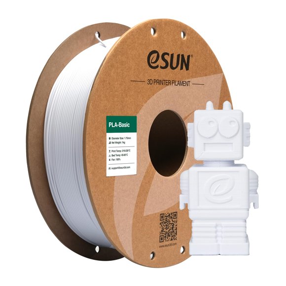 Filamento para impresora 3D eSun PLA Basic, bobina de 1,75 mm y 1 kg