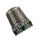 thumbnail image 5 of Dedal De Costura, Dedal Duradero Para La Yema Del Dedo, Para Acolchar, Accesorios De Bordado, Cristal De Bronce, 5 of 5