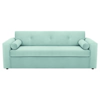 Bodevir - Sofa Vivo 3Cg Felpa 30 Verde Agua