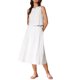 thumbnail image 4 of INSPIRE CHIC Conjuntos de Falda de 2 Piezas para Mujer, Top Corto sin Mangas y Falda Midi en Línea A, Conjuntos Casuales de Verano Beige XS, 4 of 6