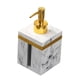 thumbnail image 2 of Dispensador De Jabón Con Bomba, Dispensador De Jabón Con Textura De Mármol Para Hotel, Baño, Cocina, 400ml, Blanco, 2 of 3