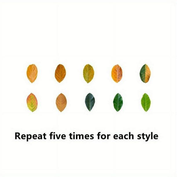 50pcs/Pack Fall Leaves Series Washi Tape - Perfect for DIY Scrapbooking, Masking & Decorative Stickers!
