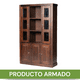 thumbnail image 2 of Vitrina Berlin Chocolate 3 Cuerpos Madera puerta Vidrio, 2 of 4