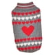 thumbnail image 3 of Prendas De Punto Para Mascotas Día De San Valentín Suéteres Para Perros Para Gatos Perros Celebraciones Navideñas Gris L, 3 of 5