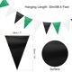 thumbnail image 2 of Banderines de Triángulo Uxcell para Decoraciones de Fiesta de Boda Festiva Cumpleaños Blanco, Negro, Verde, 2 of 7