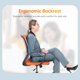 thumbnail image 3 of Silla de oficina BestOffice de malla ergonómica ajustable color naranja, 3 of 7