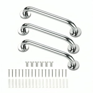 Genérico - Pack X3 Manillas Agarraderas Barra Seguridad Baño Ducha