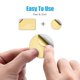 thumbnail image 4 of Placa de Montaje WixGear – Pack de 4, Plata, Adhesiva, Metal, 4 of 8