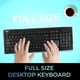 thumbnail image 3 of Teclado inalámbrico de escritorio con touchpad Adesso WKB-4400UB, 3 of 8