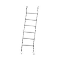 Magideal - Puente Con Escaleras Para Pájaros, Percha Fácil De Instalar, Resistente A Mordeduras, Accesorios Para Jaula De Juguete Para Pájaros, Soporte Para Loro Varilla De Pie De 15 Mm.