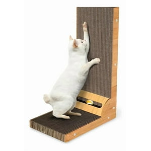 Genérica - Tablero De Cartón Resistente Rascador Vertical L Para Gatos 60Cm X 40Cm