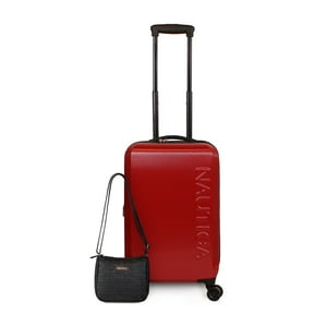 Nautica - Pack Maleta Cabina S (10 Kg) Victory Rojo + Bandolera Princess Negro