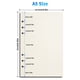 thumbnail image 2 of Recambio de papel para archivador A5 Tofun 14,2 × 21 cm 80 hojas Beige, 2 of 6