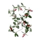 thumbnail image 2 of Hojas Navideñas Artificiales, Guirnalda De Vid De Frutos Rojos, 200cm, Para Navidad, Año Nuevo, Hojas Verdes, 2 of 5