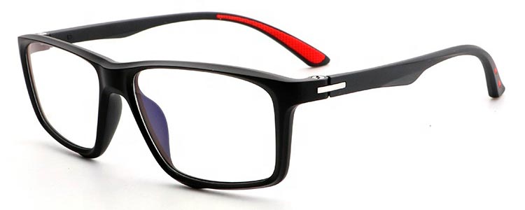 Virash - Lentes Descanso Gamer Prime – Blue Light – Black & Red