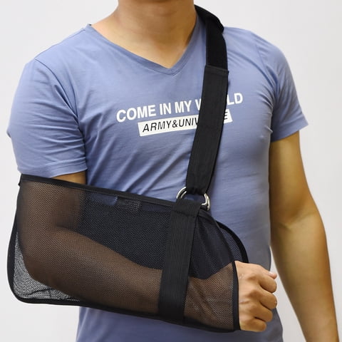 Xusx111 - Sling De Brazo Para La Recuperación - Inmobilizador De Malla Impermeable Sling De Ducha Para El Soporte Del Manguito Del Rotator - Brazo Izquierdo Derecho Para Hombres Y Mujeres - Estabiliza