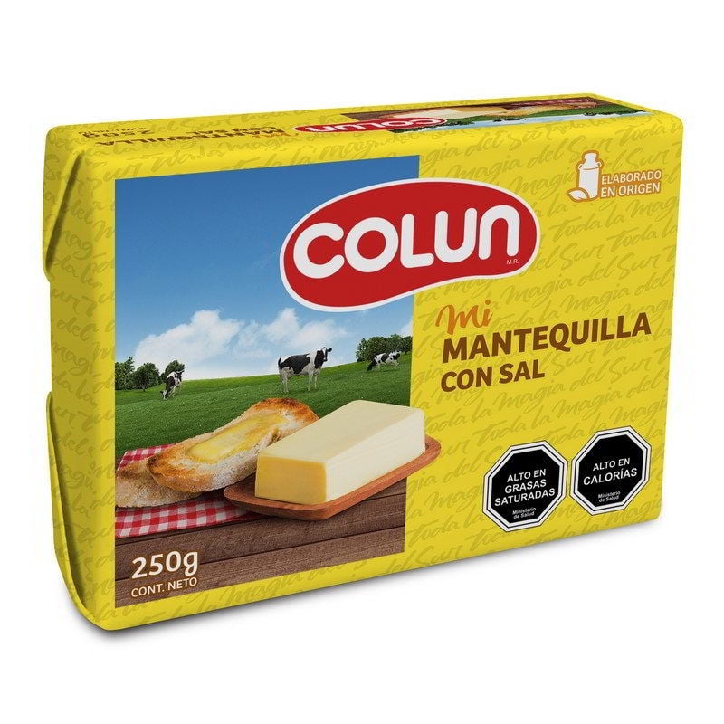 Mantequilla Con Sal 250 g Colun