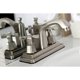 thumbnail image 3 of Grifo de baño Kingston Brass KS8641HX de 4 pulgadas, centro de 4, cromo pulido, 3 of 6