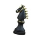 thumbnail image 3 of Estatua De Piezas De Ajedrez Con Resina De Pintura Dorada, Regalo Para Escritorio, Sala De Estar, Oficina, Forma De Caballo Negro, 3 of 5