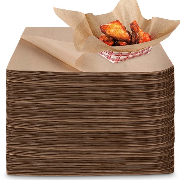 Envoltorios de delicatessen Stock Your Home, resistentes a la grasa, 30 x 30 cm (paquete de 500)