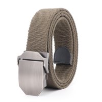 Ekoi - Cinturón Army Táctico Militar Ajustable 140Cm Verde Talla Única