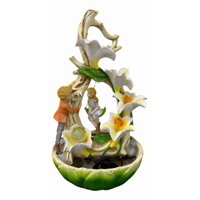 Genérico - Fuente Agua Decorativa Sobremesa Flores Tulipanes Jhn