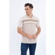 thumbnail image 2 of Polera Piqué Líneas Bicolor Hombre Algodón Primavera verano 0186, 2 of 4