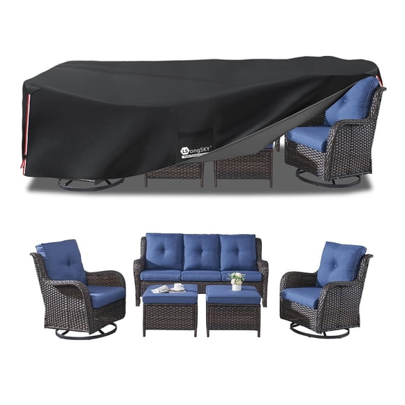 Funda impermeable para muebles de exterior LSongSKY 282 x 188 x 71 cm