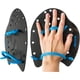 thumbnail image 1 of Palas de natación Sporti pequeñas negras con correa ajustable, 1 of 9