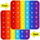 thumbnail image 1 of Front Letters Back Numbers 2 In 1 Pop Fidget Toys, Push Its Bubble Sensory Pop Educational Toys, Math Learning Toys For Kids, 1 of 4