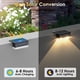 thumbnail image 3 of Luces solares para vallas LIANGLOME 3000/4000/6000K IP65 a prueba de agua, 3 of 6