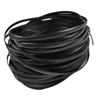 Magideal - Kit De Reparación De Mimbre Suministros De Reparación De Mimbre Material De Ratán Plástico Para Reparación De Patio Muebles De Mimbre Plano Reparación , Negro