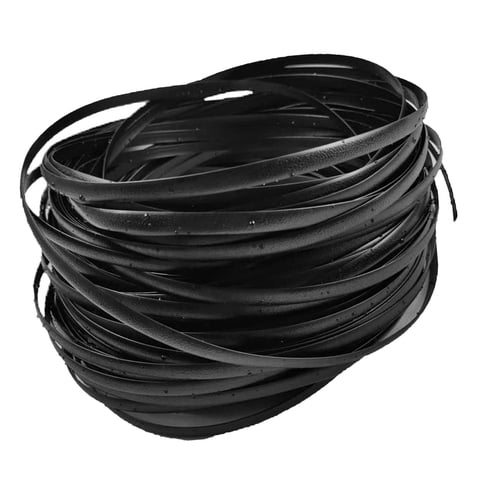 Magideal - Kit De Reparación De Mimbre Suministros De Reparación De Mimbre Material De Ratán Plástico Para Reparación De Patio Muebles De Mimbre Plano Reparación , Negro