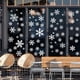 thumbnail image 3 of Pegatinas de copos de nieve para ventanas, decoraciones navideñas para ventanas, 116 piezas de pegatinas de PVC, 3 of 7