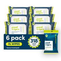 Toallitas Desechables Para Glúteos Goodwipes, Extra Grandes, 318 Unidades