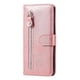 thumbnail image 4 of Funda con Cremallera para Xiaomi Redmi 9, Carcasa Cartera de Cuero PU con Soporte y Tarjetero, 4 of 6