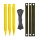 thumbnail image 5 of Kit De Anclaje Para árboles Proteger árboles Jóvenes Estacas De Anclaje Para Plantas De Jardín Amarillo, 5 of 5