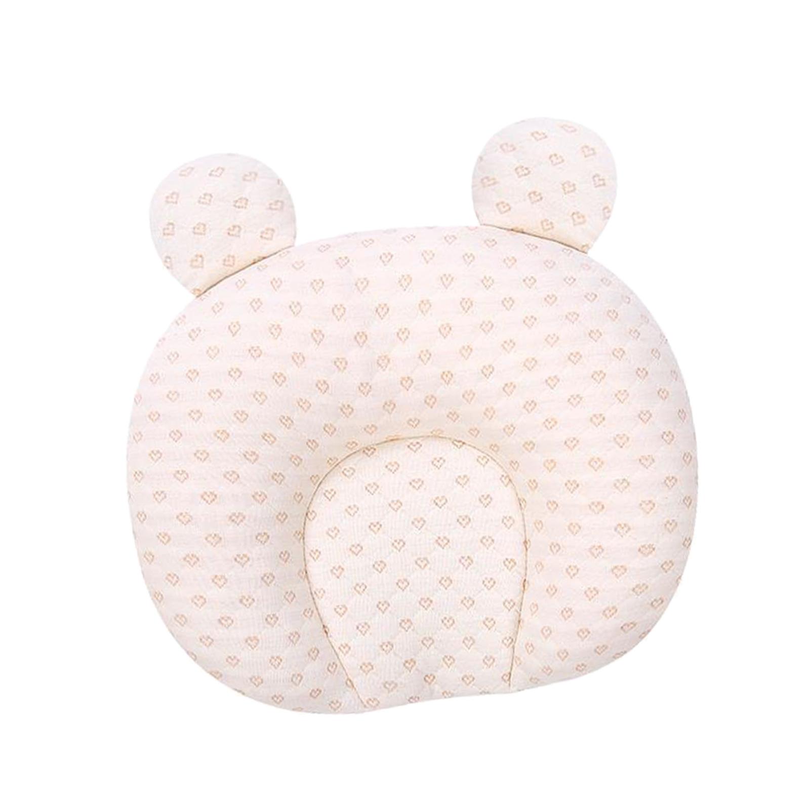 Magideal - Almohada Para La Cabeza Del Bebé, Evita La Cabeza Plana, Ergonómica Para Niños De 0 A 3 Años, Funda Desmontable Para Almohada Cubierta Desmontable