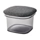 thumbnail image 3 of Caja de almacenamiento de juguetes para niños otomanos, reposapiés portátil, taburete acolchado, reposapiés multifuncional para dormitorio, decoración Gris, 3 of 5