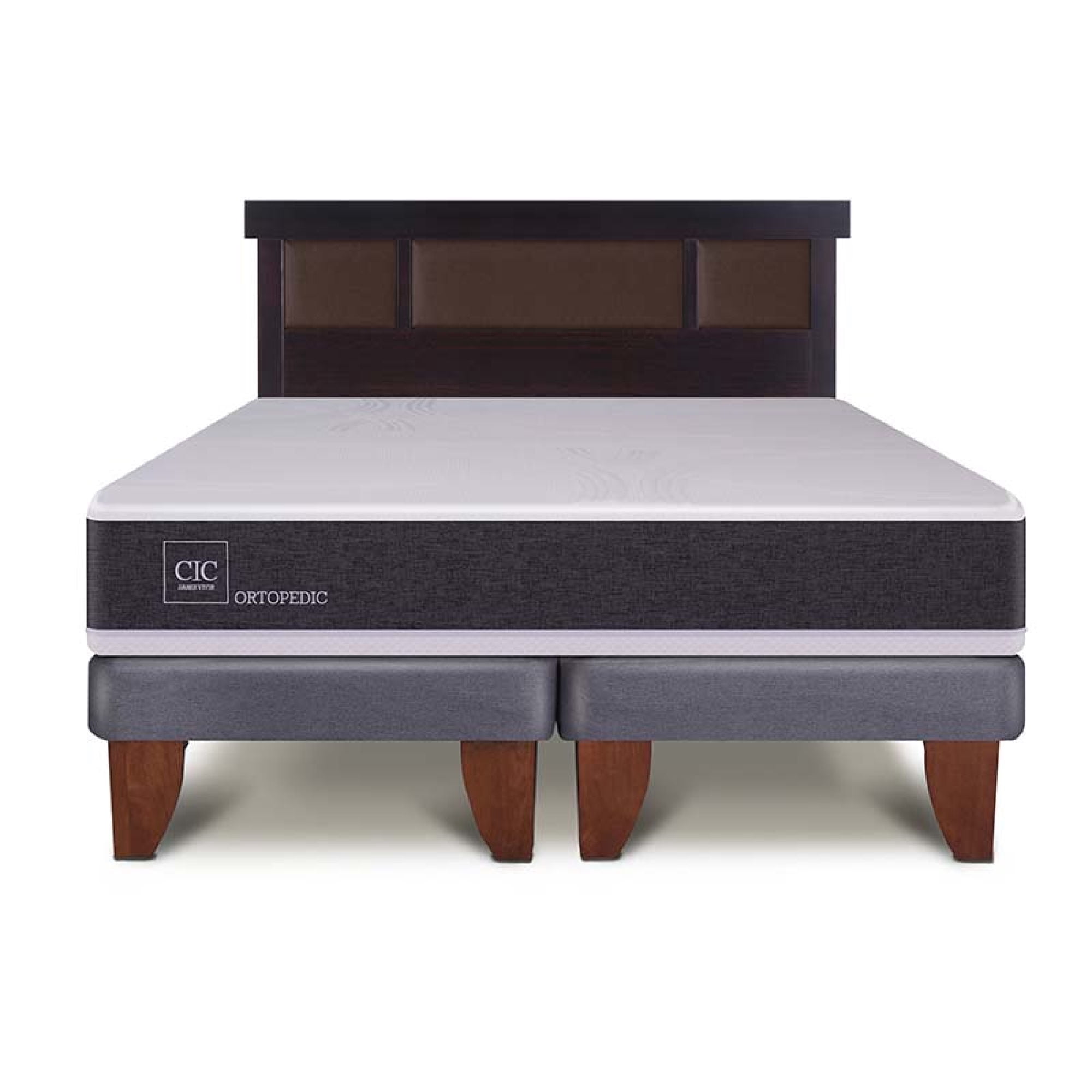 Cama Europea Europea New Ortopedic 2P Bd Respaldo New Dublin 2 Plaza Base Dividida