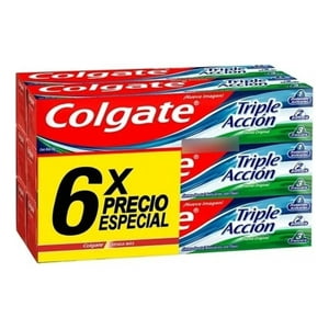 Colgate - Pack Pasta Triple Accion 50Gr6Un