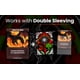 thumbnail image 4 of Fundas para cartas Realm Guard 100 unidades TCG/MTG mate texturizado, 4 of 5