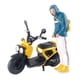 thumbnail image 4 of 1:64 Figura Conducción Motocicleta Micro Paisaje DIY Proyectos S Escala Amarillo Azul, 4 of 5