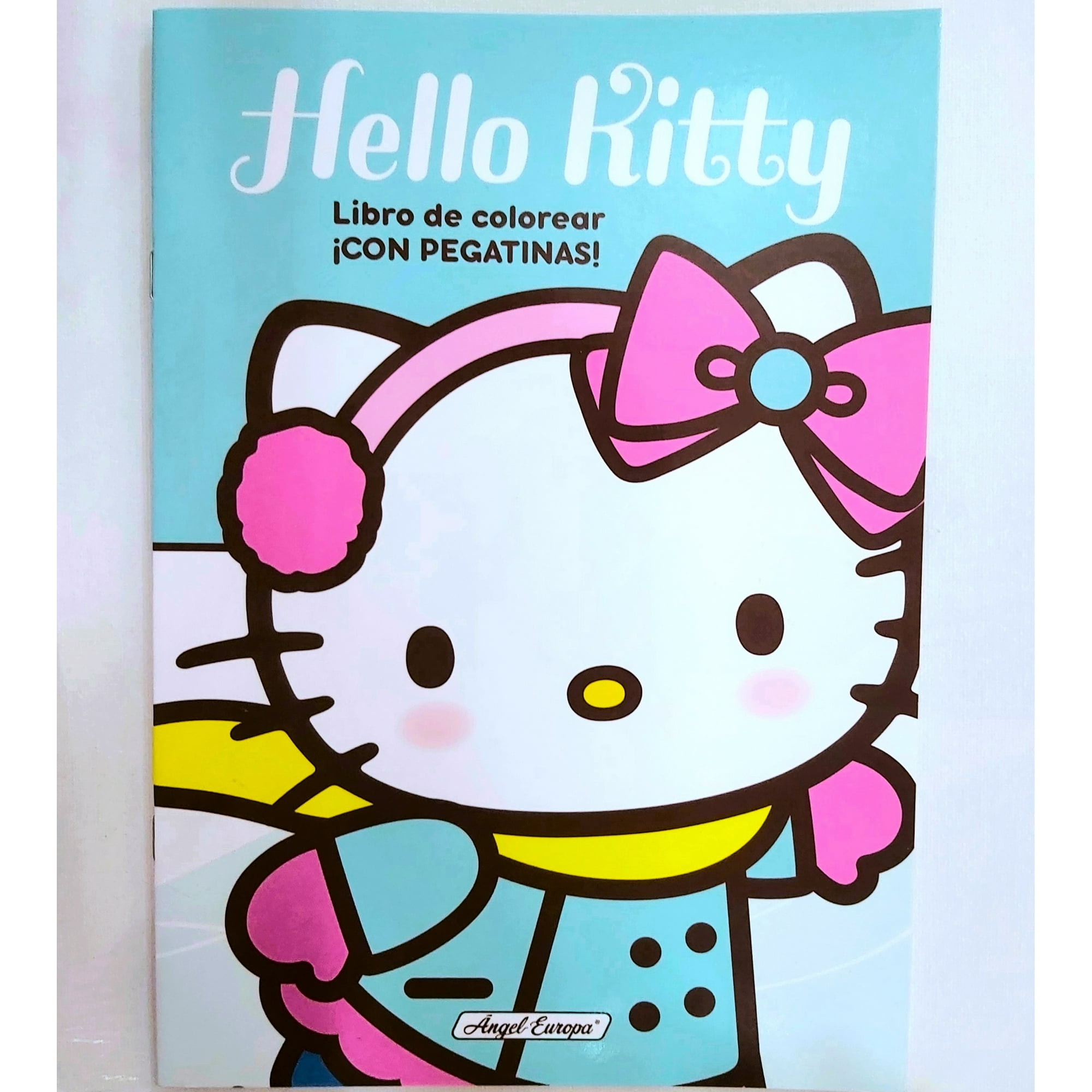 Hello Kitty Libro Para Colorear Celeste | Lider