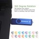 thumbnail image 4 of Memoria USB SIMMAX de 32 GB USB 2.0 giratoria azul, 4 of 4