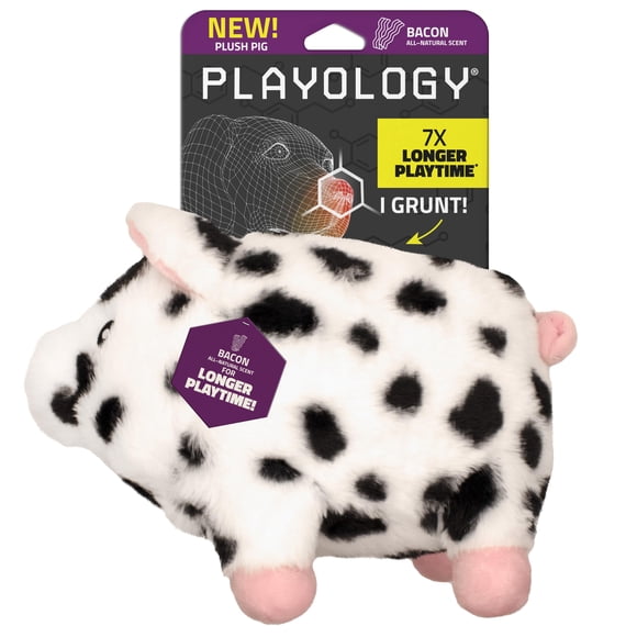 Juguete de Peluche para Perro Playology – Cerdo Jumbo con Aroma a Cerdo