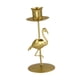 thumbnail image 3 of Candelador Taper Sala De Estar Housewarming Kitchen Mantel Iron Candlestick Flamingo, 3 of 5