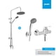 thumbnail image 1 of Pack Columna Ducha Rimini + Lavamanos Modena cromo, 1 of 4