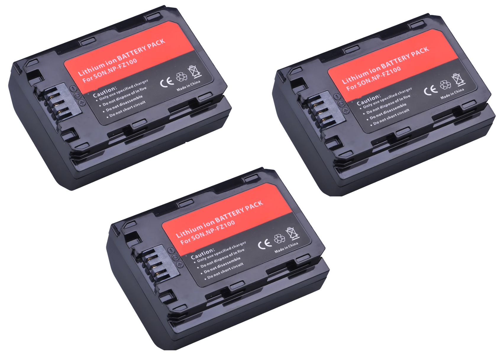 Genérico - 3 Baterías Np-Fz100 Sony Alternativa